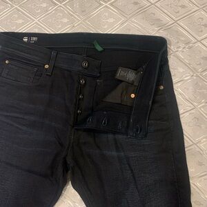 G-Star Men's Deep Navy Blue Jeans